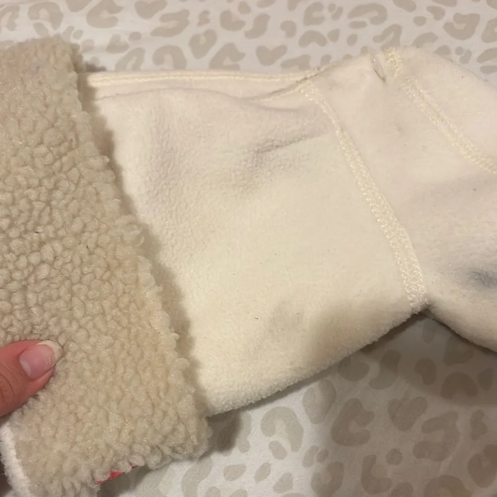 Hunter Cream Fleece Boot Socks